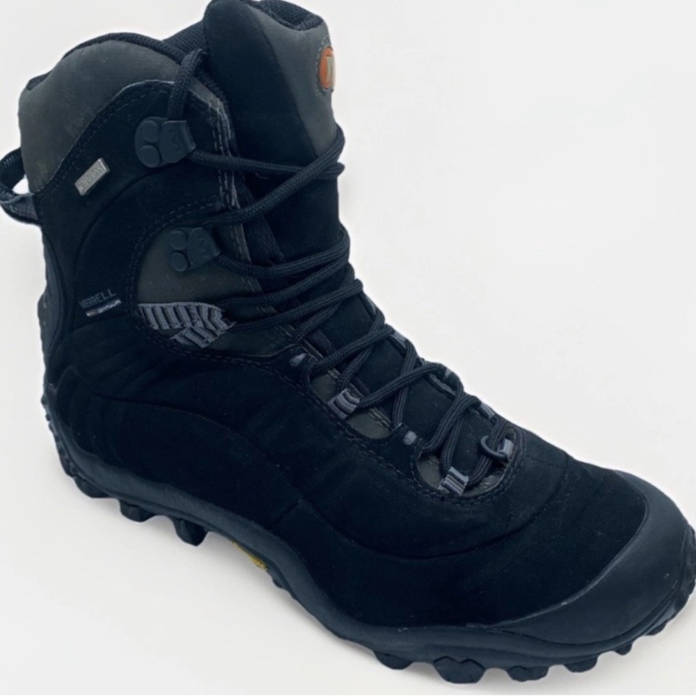 Merrell Black Lace-Up Winter Boots
